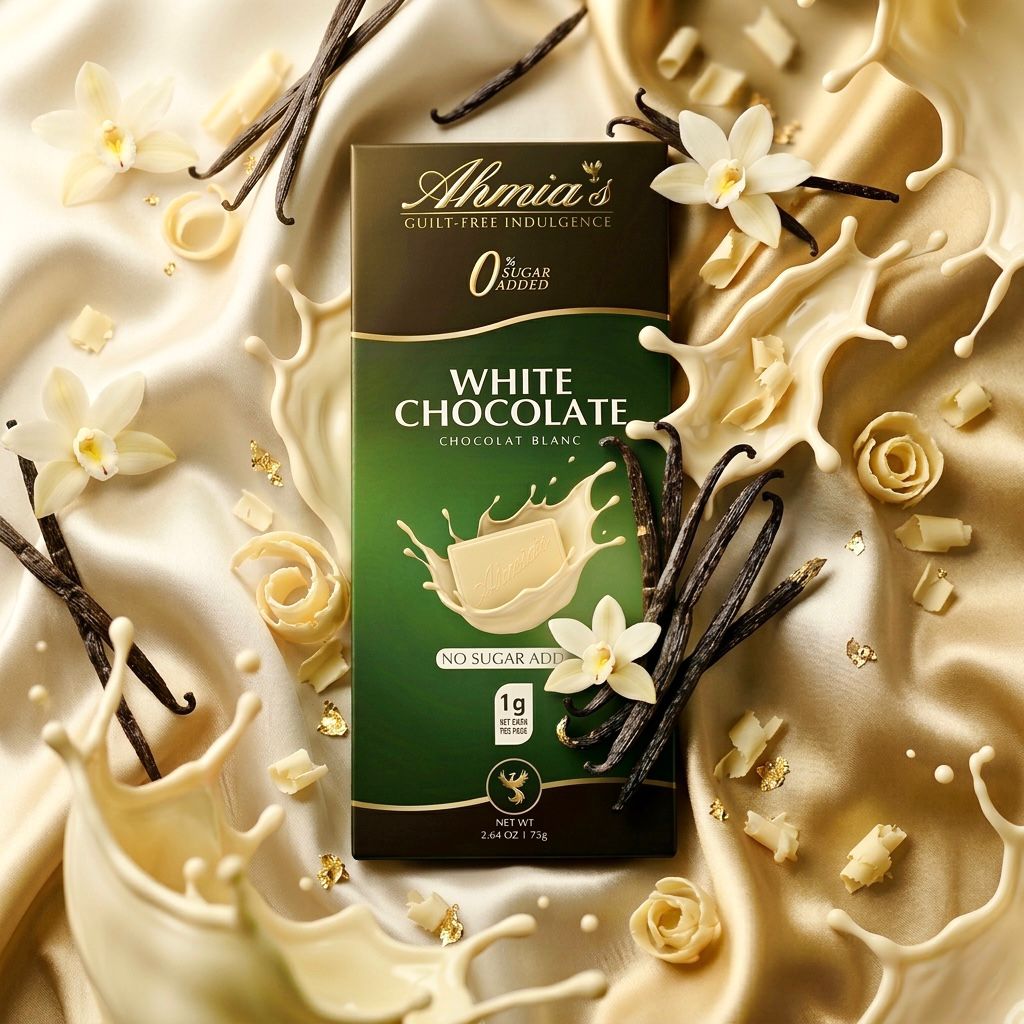 Sugar-Free White Chocolate Pack of 10 Bars