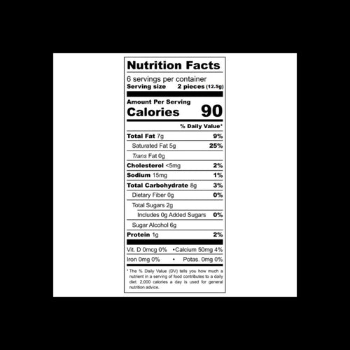 Sugar-Free White Chocolate